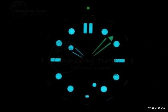 0406 Seamaster Diver 300M ZF 1:1 Best Edition Green Ceramic Green Dial on SS Bracelet A BestValue 7825